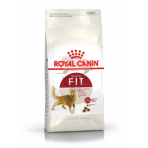 Royal Canin (Роял Канин) Fit 32 Корм сухой сбалансированный для взрослых умеренно активных кошек от 1 года