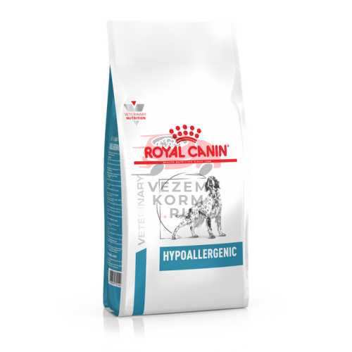 Royal Canin (Роял Канин) HYPOALLERGENIC Корм  для взрослых собак, применяемый при пищевой аллергии или пищевой непереносимости