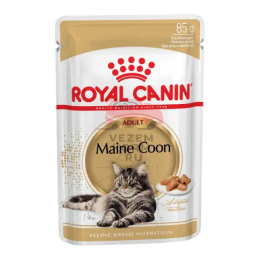 Royal Canin (Роял Канин) Maine Coon Adult (в соусе) Корм для кошек - Специально для взрослых кошек породы Мэйн Кун старше 15 месяцев