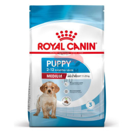 Royal Canin (Роял Канин) Medium Puppy Корм  для щенков пород средних размеров (вес взрослой собаки от 11 до 25 кг) в возрасте до 12 месяцев