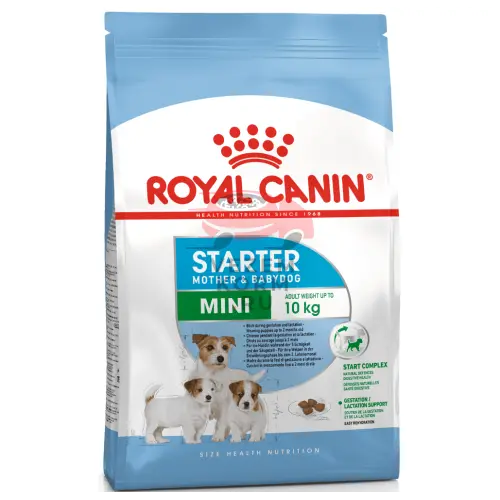 Royal Canin (Роял Канин) Mini Starter корм для сук мелких пород (вес взрослой собаки до 10кг) в конце беременности и в период лактации, а также для щенков 