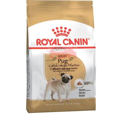Royal Canin (Роял Канин)  Pug Корм сухой полнорационный для взрослых собак породы мопс в возрасте 10 месяцев и старше