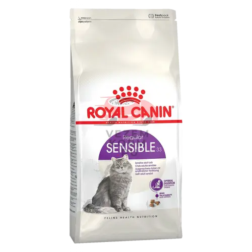 Royal Canin (Роял Канин) Sensible 33 Корм сухой сбалансированный для взрослых кошек с чувствительной пищеварительной системой