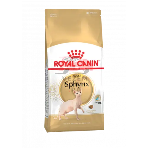 Royal Canin (Роял Канин) Sphynx Adult Корм сухой сбалансированный для взрослых кошек породы Сфинкс от 12 месяцев