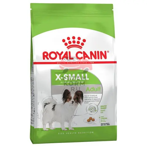 Royal Canin (Роял Канин) X-Small Adult Корм для взрослых собак (старше 10 месяцев) очень мелких размеров (весом до 4 кг)