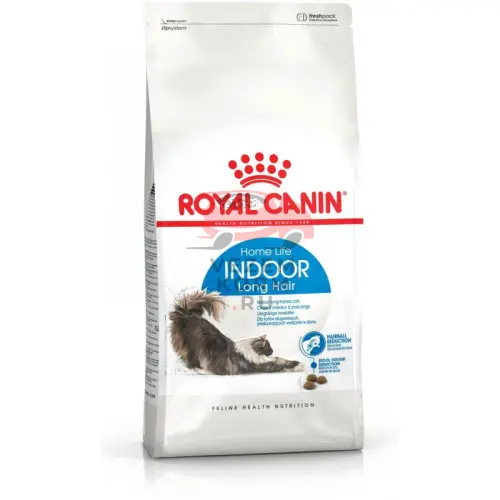 Royal Canin (Роял Канин) Indoor Long Hair Корм для взрослых длинношерстных кошек (в возрасте от 1 года до 7 лет), живущих в помещении