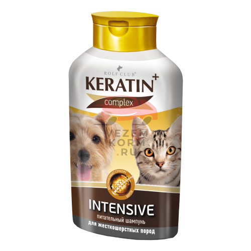 Шампунь KERATIN+ Intensive для жесткошерстных кошек и собак