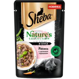 Sheba паучи для кошек "Nature's Collection" с лососем и горохом