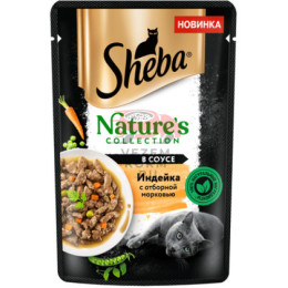Sheba влажный корм для кошек Nature's Collection с индейкой и морковью