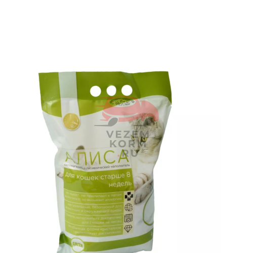 Силикагелевый наполнитель "Алиса"