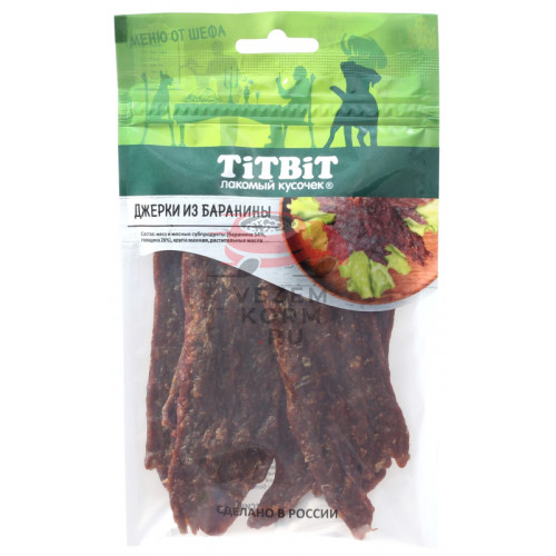 TiTBiT Джерки мясные из баранины Меню от шефа