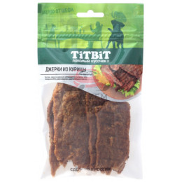 TiTBiT Джерки мясные с курицей Меню от шефа
