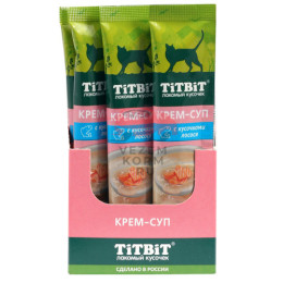 TiTBiT Крем-суп с кусочками лосося