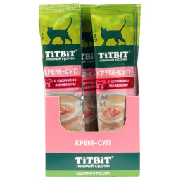 TiTBiT Крем-суп с кусочками телятины