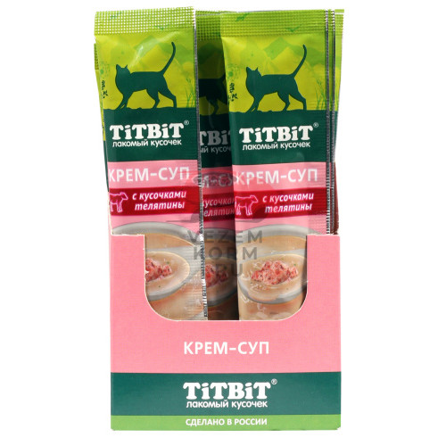 TiTBiT Крем-суп с кусочками телятины