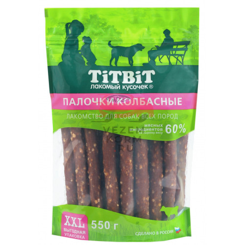 TiTBiT Палочки колбасные для собак всех пород XXL