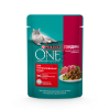 Влажный корм Purina ONE® для стерилизованных кошек, с говядиной и морковью