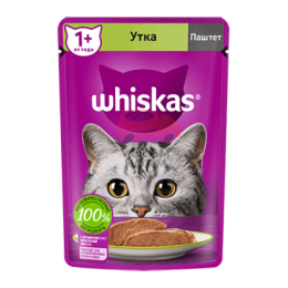 Whiskas (Вискас)  Мясной паштет с уткой