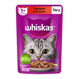 Whiskas (Вискас)  Рагу с говядиной и ягненком