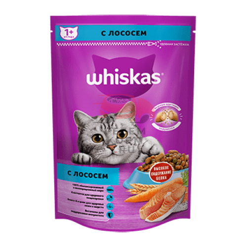 Whiskas  (Вискас) Вкусные подушечки с нежным паштетом из лосося