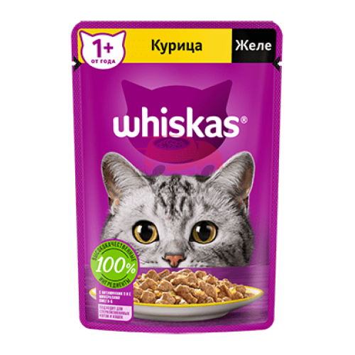 Whiskas (Вискас)  Желе с курицей
