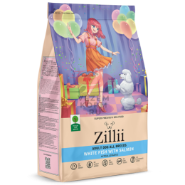 Zilli ADULT DOG ALL BREED БЕЛАЯ РЫБА С ЛОСОСЕМ ДЛЯ ВЗРОСЛЫХ СОБАК ВСЕХ ПОРОД