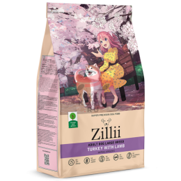 Zilli ADULT DOG LARGE BREED ИНДЕЙКА С ЯГНЕНКОМ ДЛЯ ВЗРОСЛЫХ СОБАК КРУПНЫХ ПОРОД