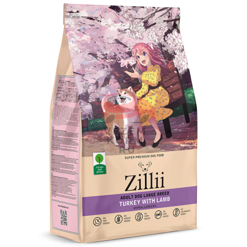 Zilli ADULT DOG LARGE BREED ИНДЕЙКА С ЯГНЕНКОМ ДЛЯ ВЗРОСЛЫХ СОБАК КРУПНЫХ ПОРОД