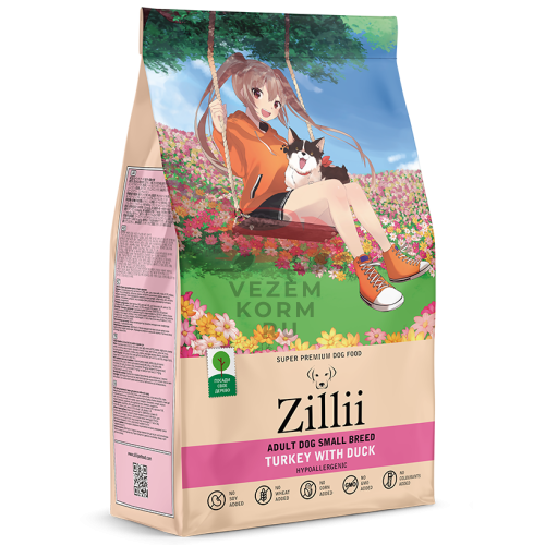 Zilli ADULT DOG SMALL BREED ИНДЕЙКА С УТКОЙ ДЛЯ ВЗРОСЛЫХ СОБАК МЕЛКИХ ПОРОД