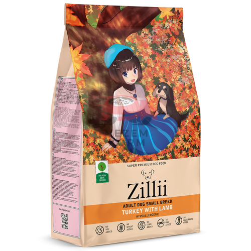Zilli ADULT DOG SMALL BREED ИНДЕЙКА С ЯГНЕНКОМ ДЛЯ ВЗРОСЛЫХ СОБАК МЕЛКИХ ПОРОД
