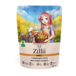 Zilli ADULT ИНДЕЙКА В СОУСЕ ДЛЯ ВЗРОСЛЫХ КОШЕК