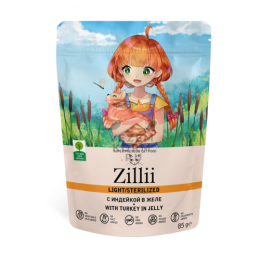 Zilli LIGHT/STERILIZED ИНДЕЙКА В ЖЕЛЕ ДЛЯ ВЗРОСЛЫХ КОШЕК, СТРАДАЮЩИХ ЛИШНИМ ВЕСОМ И СТЕРИЛИЗОВАННЫХ