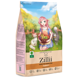 Zilli SENSITIVE DIGESTION ИНДЕЙКА ДЛЯ ВЗРОСЛЫХ КОШЕК С ЧУВСТВИТЕЛЬНЫМ ПИЩЕВАРЕНИЕМ