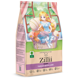 Zilli INDOOR ИНДЕЙКА С ЯГНЕНКОМ ДЛЯ ВЗРОСЛЫХ КОШЕК, ЖИВУЩИХ В ПОМЕЩЕНИИ