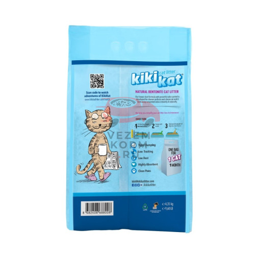 Наполнитель для кошек Kiki Kat – Натуральный